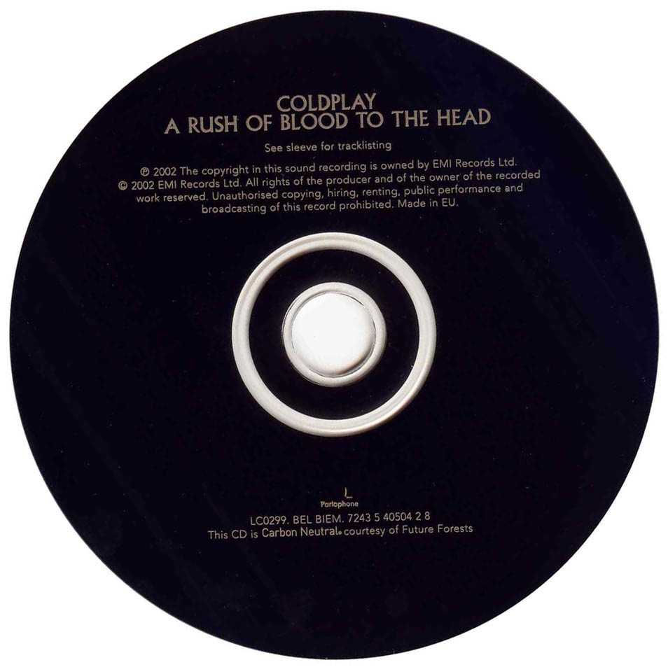 Coldplay  A rush of blood to the head  cd [EU]